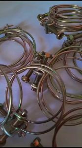 Klem Selang Radiator Kawat Ukuran 25/26 mm 32 mm 35 mm 57 mm 82 mm Klam Penjepit Selang Radiator 1 pcs