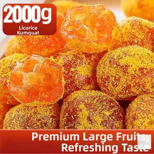 Licorice Cane Sugar Kumquat Dried Fruit 500g