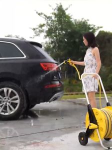 Stackable Garden Hose Reel Water Pipe Storage holder Irrigation Car Wash Set 10m/15m/20m/25m/30m/35m/50m