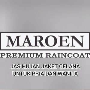 JAS HUJAN SETELAN PRIA WANITA BY MAROEN BAHAN PVC 0.25 TEBAL LENTUR ANTI REMBES BERKUALITAS