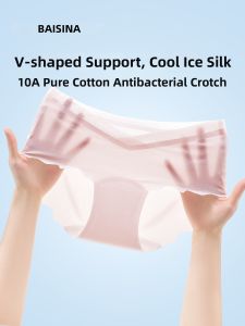 Baisina | Invisible Ice Silk Summer Light Pure Cotton Crotch Maternity Briefs