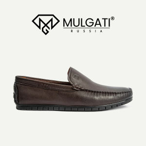 Giày lười nam MULGATI Classic Moccasin da trơn - 7590A-18