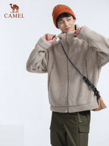 CAMEL | Windproof Fleece Hooded Anti-static Outdoor Coat