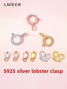 Lnieer | 925 Silver 18K Gold Clasps DIY Accessories
