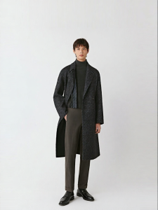 ICICLE | Winter Cotton Spandex Twill Cuff Straight Pants