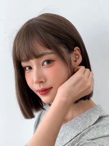 TẶNG LƯỚI - Tóc giả nguyên đầu sợi tơ có da đầu cao cấp - TG53