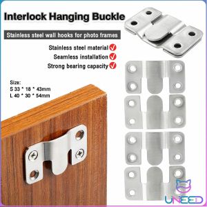 Need. Multifunctional Interlock Hanging Buckle Wall Picture Frame Hanger Wall Mounted Bracket