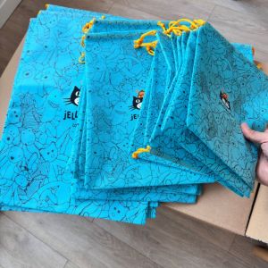 Kawaii Blue Dust Bag Doll Gift Bag Gift Non-woven Fabric Storage Packaging Bag Handbag Essential Valentines Day Gifts