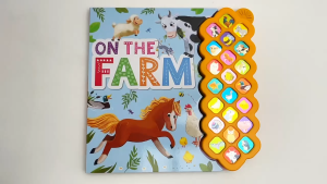 On The Farm 22 Buttons Noisy Sound Book For Kids & Toddlers To Read & Learn (Hardcover)