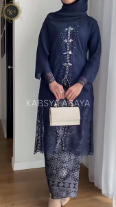 Instant COD - Kebaya Kutubaru Noor / Baju Kurung Melayu / Kebaya Melayu Modern Kebaya Janggan Payet AJC Kebaya