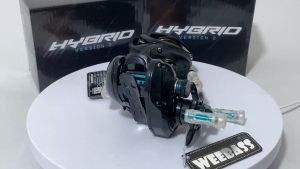 รอกหยดน้ำ รอกเบท WEEBASS HYBRID Ver.2 ใหม่ล่าสุด 5+1BB รอบ 7.1:1