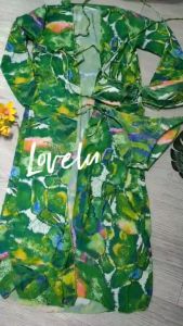 Bikini đồ bơi nữ đi biển set 3 chi tiết áo ngực kèm mút mỏng quần chip kèm khăn choàng chất liệu thun lạnh BINSPORTS BHV210