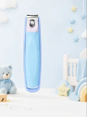 IMLUCKY | Portable Child Nail Clippers Set Cute Anti-Cut Finger Protection Single Nail Cutter Meat Avoiding Splash Proof Baby Care Tools