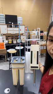 HANGROO H574 MOP ไม้ถูพื้น ไม้ม๊อบพร้อมถังรีดน้ำ ซักน้ำและรีดน้ำในตัวเดียว ไม่เลอะมือ ผ้า 2 ชิ้น