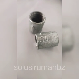 Sok Besi 1/2 in / Sambungan Pipa Besi 1/2" sdd 0.5 inch galvanis