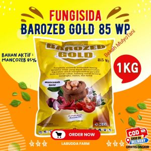 Fungisida Barozeb 85 WP 1 KG mankozeb kuning Plus Silika mengendalikan Busuk akar batang daun dan buah