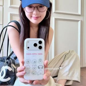 For Polka dot line puppy pendant is suitable for Huawei MATE80PROMAX mobile phone case NOVA15P70 niche h260705
