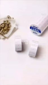 Kertas Label Harga Joyko 1 Baris [LB-2RL/10 Roll] / Isi Ulang Refill Price Stiker Barcode 1 Line