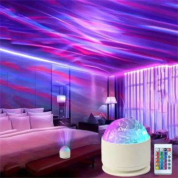 Northern Lights Projector – 16 Colors Night Light With Remote, Rotating Aurora Lamp For Bedroom, Game Room & More