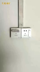 2PCS LED Night Light Switch Control Home Wall Plug-in Night Lamp Kids Eye Protection Bedside Sleep