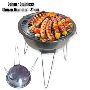 Panggangan Barbeque BBQ Stainless Steel Panggangan Serbaguna