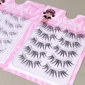 Mi Giả Nhóm Nhạc Nữ Kpop Mixiaohe Dải Trong Suốt Kiểu Gai Có Thể Tái Sử Dụng Dành Cho Trang Điểm Dự Tiệc Sân Khấu.