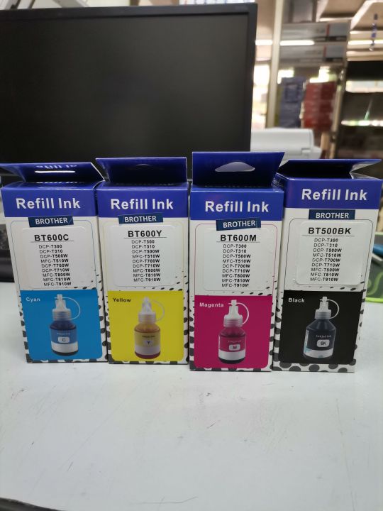 Brother BT500, 600CMY Refill Ink compatible | Lazada PH