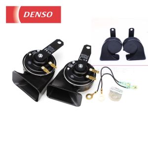 1 CẶP Còi Sên Ô Tô Chống Nước DENSO 12V Âm Thanh Rõ 2 Jack Cho Ô Tô Từ 4 Chỗ Đến 16 Chỗ - Còi Sên DENSO Chính Hãng