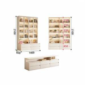 ENF Grade Solid Wood Shelving Unit
