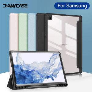 Vỏ máy tính bảng cho Samsung Galaxy Tab S6 Lite 10.4inch cho Samsung Tab S9 FE 10.9inch S10 Lite S10 Fe S7/S8/S9 11inch s7 Plus S8 Plus S9 Plus S9 Fe + S10 Plus S7 FE 12.4inch A7 Lite với Vỏ mặt sau trong suốt hộp đựng bút chì
