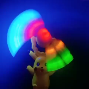 Đồ Chơi Chong chóng Pikachu quay phát sáng Có Đèn Nhạc Vui Nhộn Dành Cho Bé