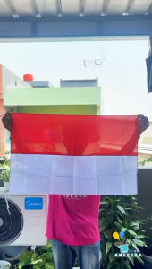 [80x120cm] Bendera Merah Putih indonesia / Bendera Kain Merah Putih / Bendera Indonesia kain / bendera kemerdekaan republic indonesia