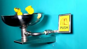 Nozzle Eye Wash / Kepala Semprotan Eyewash / Tiang & Nozzle