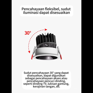 Downlight 7W/12W 3000K/4000K/6000K Spotlight Angle Adjustable Hotel Spotlights LED Lampu COB