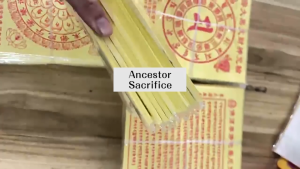 60pcs/2pack Kertas Mantra Ksitigarbha / Kertas Ti Cang Wang / Kertas Sembahyang