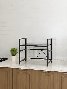 -Kệ Nhà Bếp 2 Tầng Điều Chỉnh Kích Thước -Kệ Đa Năng Nhà Bếp 2 Tầng Chống Gỉ -Kệ Lò Vi Sóng Thông Minh Kèm Móc Treo & Kệ Dao -Kệ Bếp Tiện Ích Đa Chức Năng Kiểu Dáng Hiện Đại