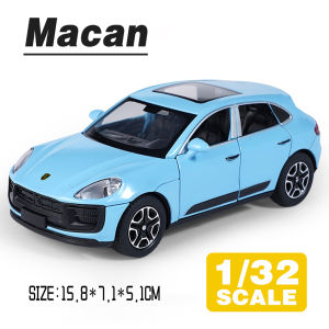 LEO 1:32 Porsche Macan SUV Metal Diecast Alloy Toy Car Model Trucks For Kids Toys Vehicles Hobbies Collectio