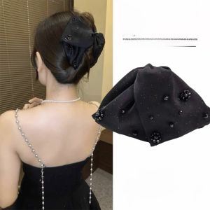 Hepburn Style Womens Hair Clips French Shark Clamp Louis Star Language New 2025 Fashion Sensation Hair Accessories