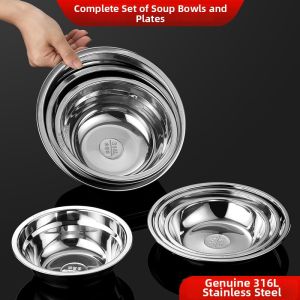 Stainless Steel Extra Thick Round Plate