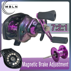 MBLN Baitcasting Reel Chameleon Color Lure Fishing Reel Anti-explosion Line Fishing Reel Fishing Gear Supplies