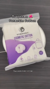 Kapas Wajah Lembut Merk Yukinawa 200 pcs dan 100% Katun alami Cotton Pad Cutton Pembersih Make Up