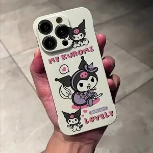 Sanrio | INS Cute Sanrio Kitty Kuromi Slim Frameless Case For Redmi Note 15 14 Pro Plus Poco M8 X/F 8 7 Ultra 6 Pro Shockproof Hard Cover