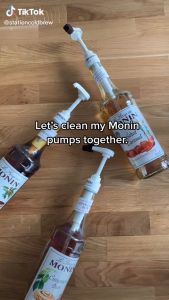 Monin Syrup Pumps (700ml & 1L) — Effortless Precision in Every Pump - Plug-in and Screw Type for Easy Dispensing