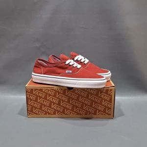SEPATU VANS21 DX ANAHEIM FACTORY MAROON PUTIH KANVAS 36-43