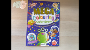 Mega Practice Colouring Activity Book Space Over 60 Page Kids Preschool Kindergarten Large Print for Toddler Hands Age 3+