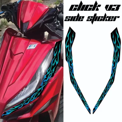HONDA CLICK V3 SIDE DECALS STICKER/CLICK V3 STICKER/CLICK V3 ACESSORIES