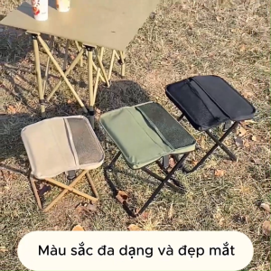 Ghế Mini Gấp Gọn Liền Túi Có Quai Đeo KUNBE Nhỏ Gọn Tiện Lợi Mang Theo Khi Đi Ra Ngoài