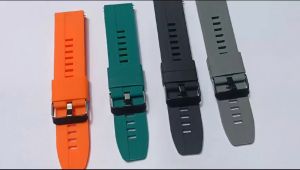 Strap Jam Tangan Karet Silicon Strap Universal Quick Release buckle silver