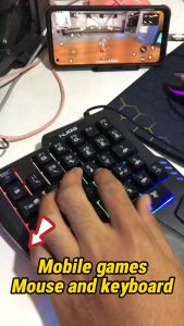 USB Rechargeable M1 Pro Mobile Controller Game Converter Mouse and Keyboard for PC Bluetooth PUBG Android Phone TypeC