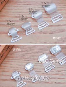 BUY1FREE1=2PAIR Tali Bra Strap Gantian Wanita Clear Transparent Invisible Detachable Adjustable Cangkuk Besi隐形透明可调节金属肩带